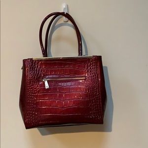 Orli Burgundy Handbag